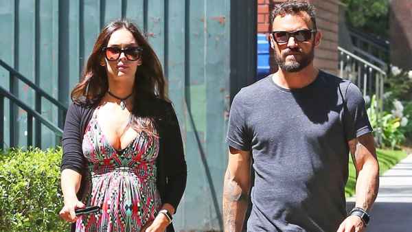 Megan Fox and Brian Austin Green attend Ferrari's 60th Anniversary in the USA Gala at the Wallis Annenberg Center for the Performing Arts on October 11, 2014.