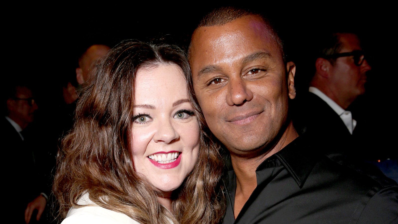 Melissa McCarthy and Yanic Truesdale attend the premiere of USA Pictures' "The Boss" after party at the Hammer Museum on March 28, 2016 in Westwood, California.