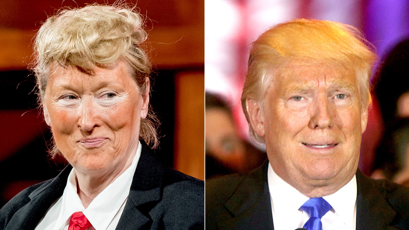 Meryl Streep and Donald Trump