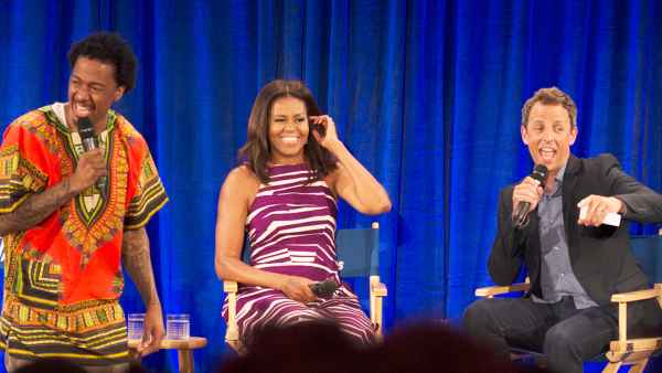 Michelle obama seth meyers and nick cannon 7ec2cfe9 1443 472f a048 1702f1e3148b
