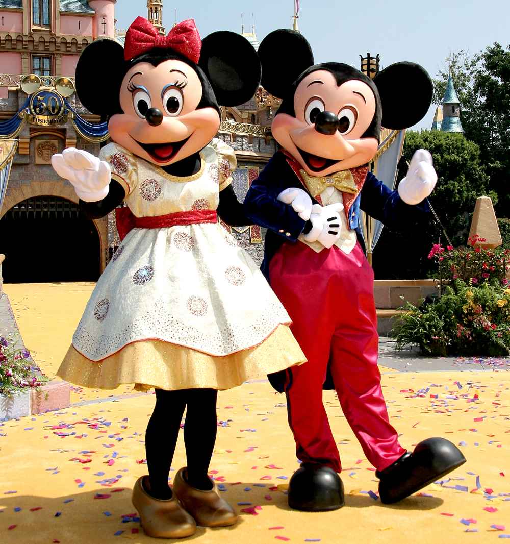 Minnie and Mickey Mouse