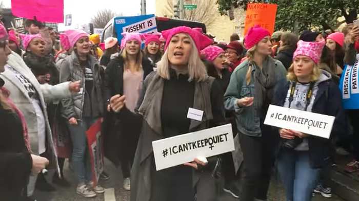 Milck Women's March protest song