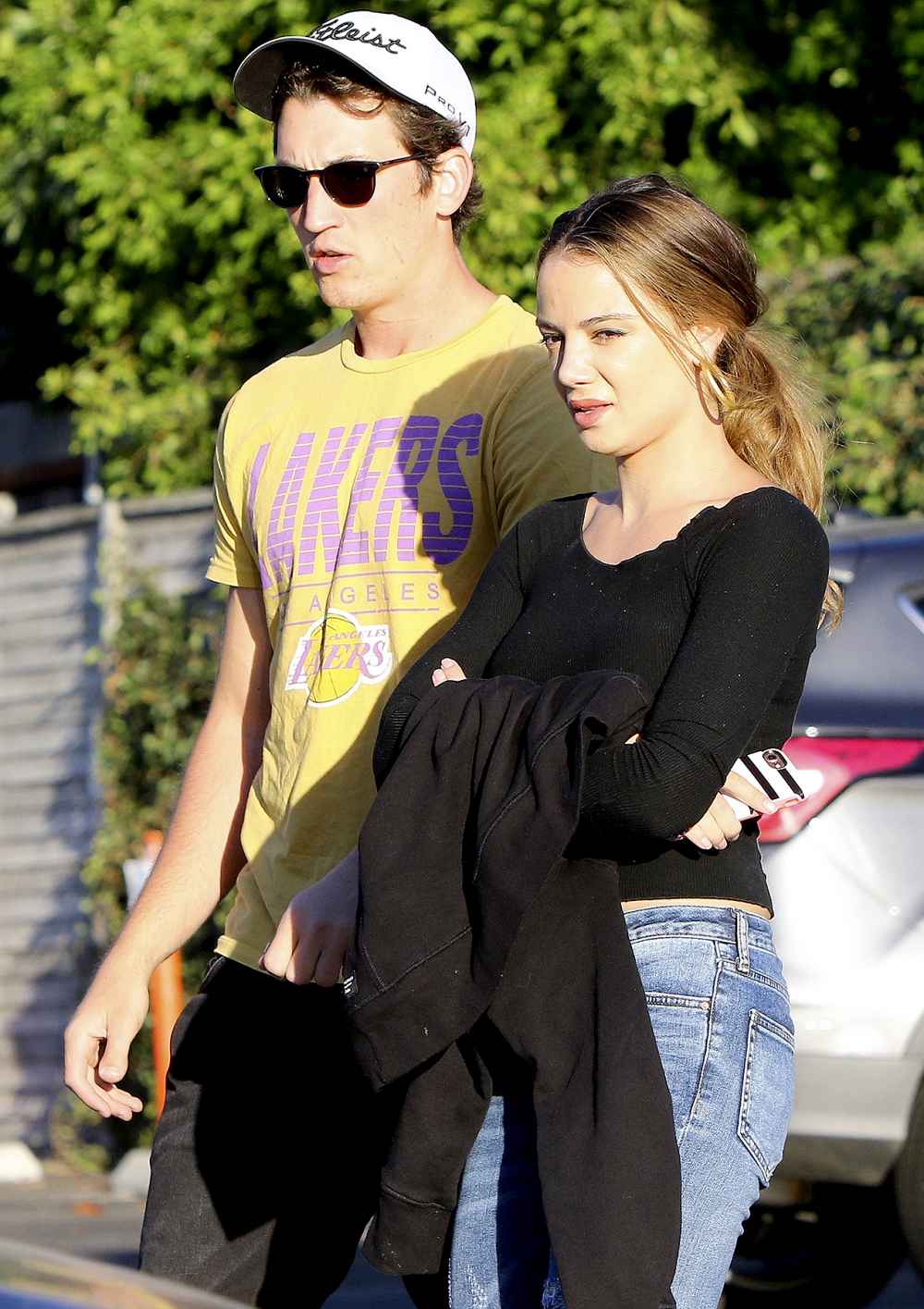 Miles Teller was seen taking his girlfriend Keleigh Sperry out for a sushi dinner in Studio City.