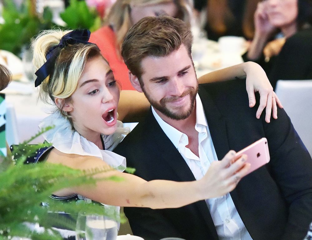 Liam Hemsworth and Miley Cyrus