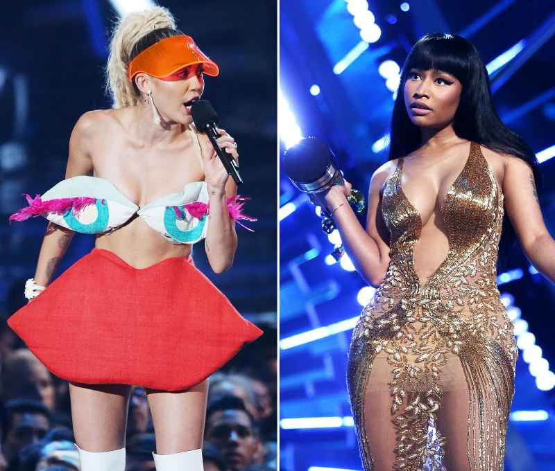Miley Cyrus and Nicki Minaj