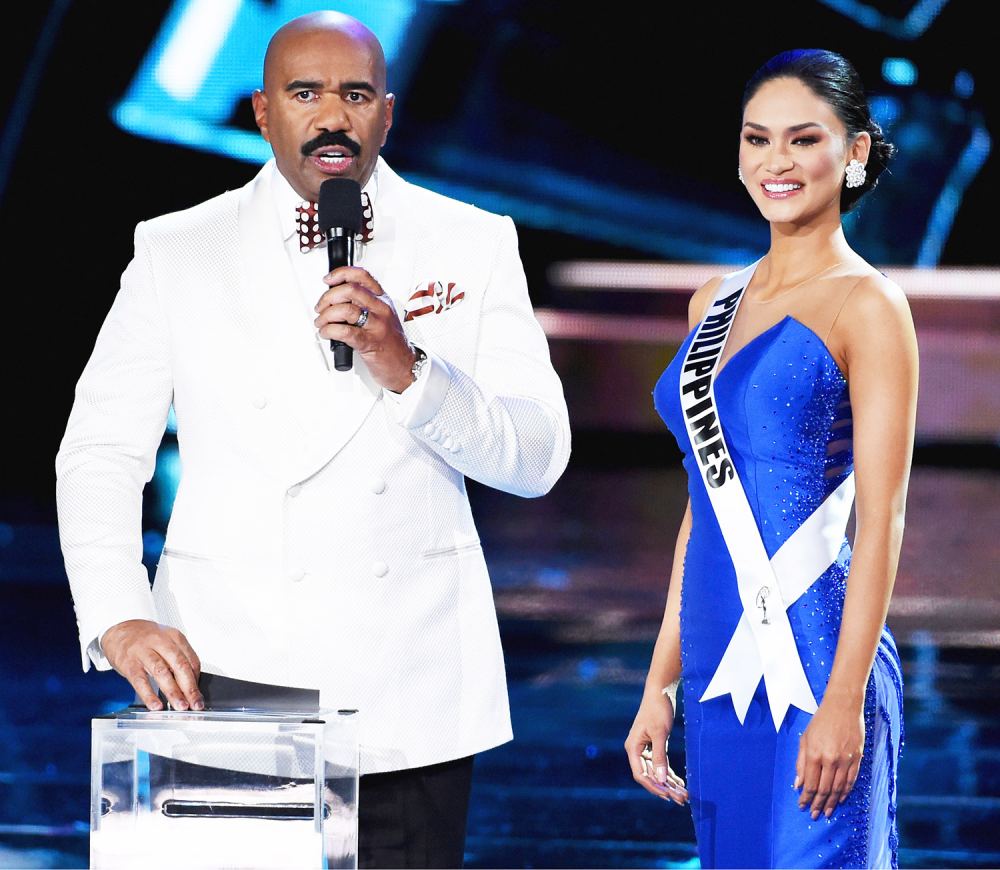 Steve Harvey and Miss Philippines