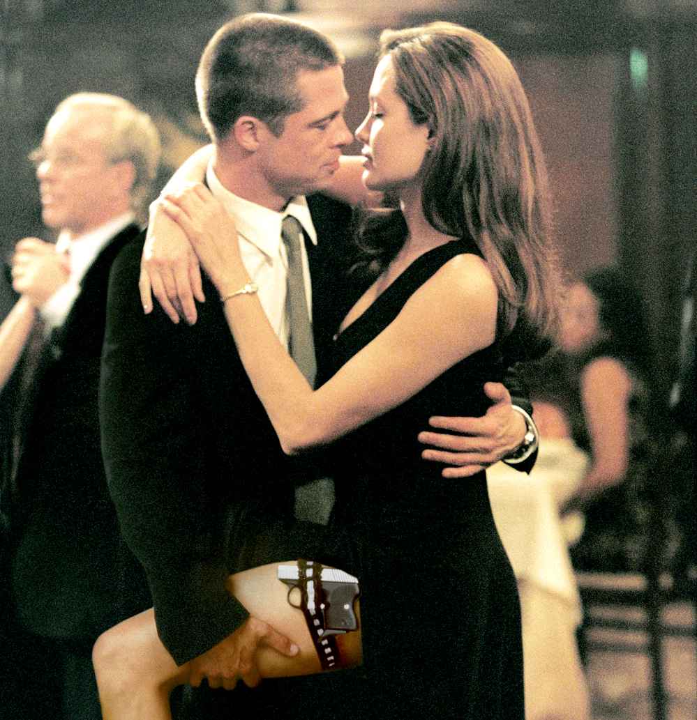 Brad Pitt and Angelina Jolie in 'Mr. and Mrs. Smith'