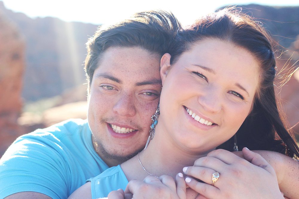 Mykelti Brown and Antonio Padron