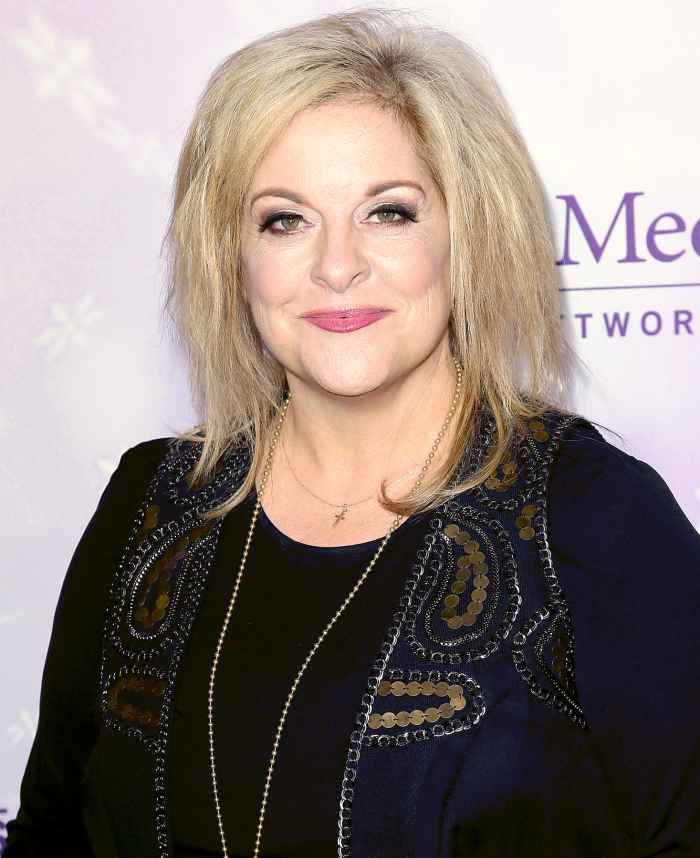 Nancy Grace attends the Hallmark Channel and Hallmark Movies and Mysteries Winter 2016 TCA press tour at Tournament House on January 8, 2016.