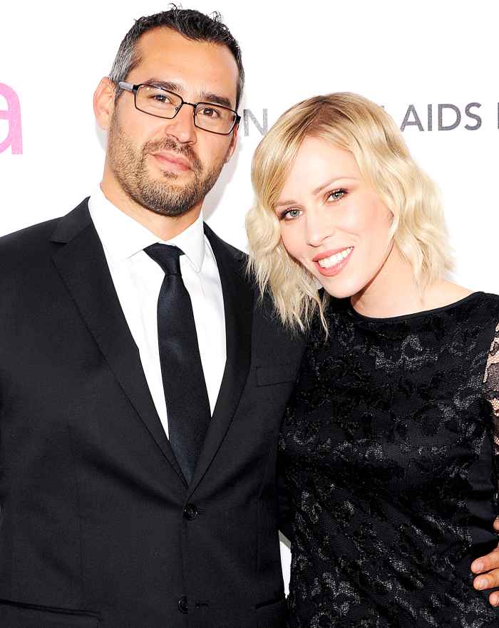 Matt Robinson and Natasha Bedingfield arrive at the 20th Annual Elton John AIDS Foundation Academy Awards Viewing Party at The City of West Hollywood Park on February 26, 2012 in Beverly Hills, California.