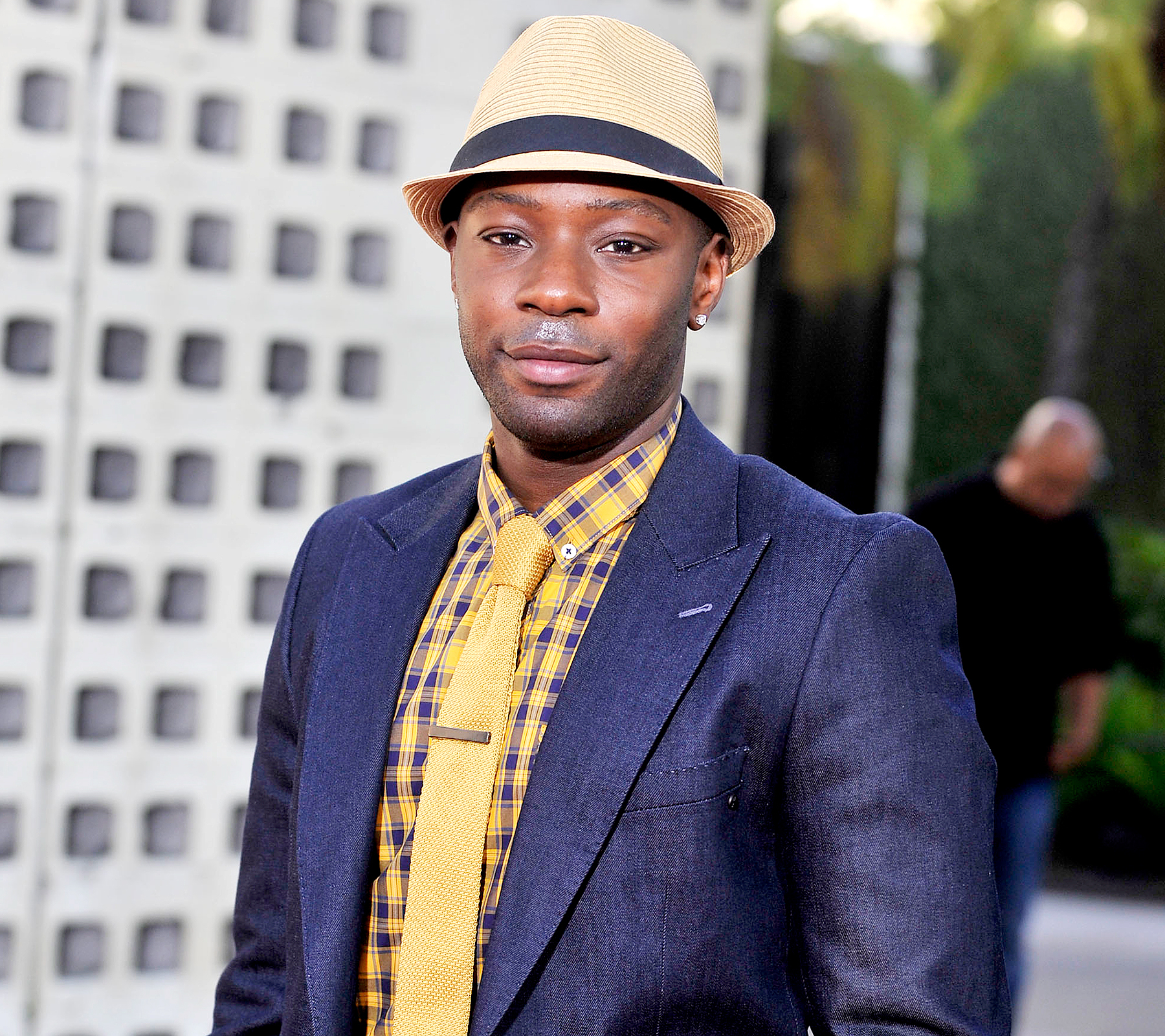 Nelsan Ellis arrives for the premiere of HBO's "True Blood" held at the Arclight Cinerama Dome on June 21, 2011 in Los Angeles, California.