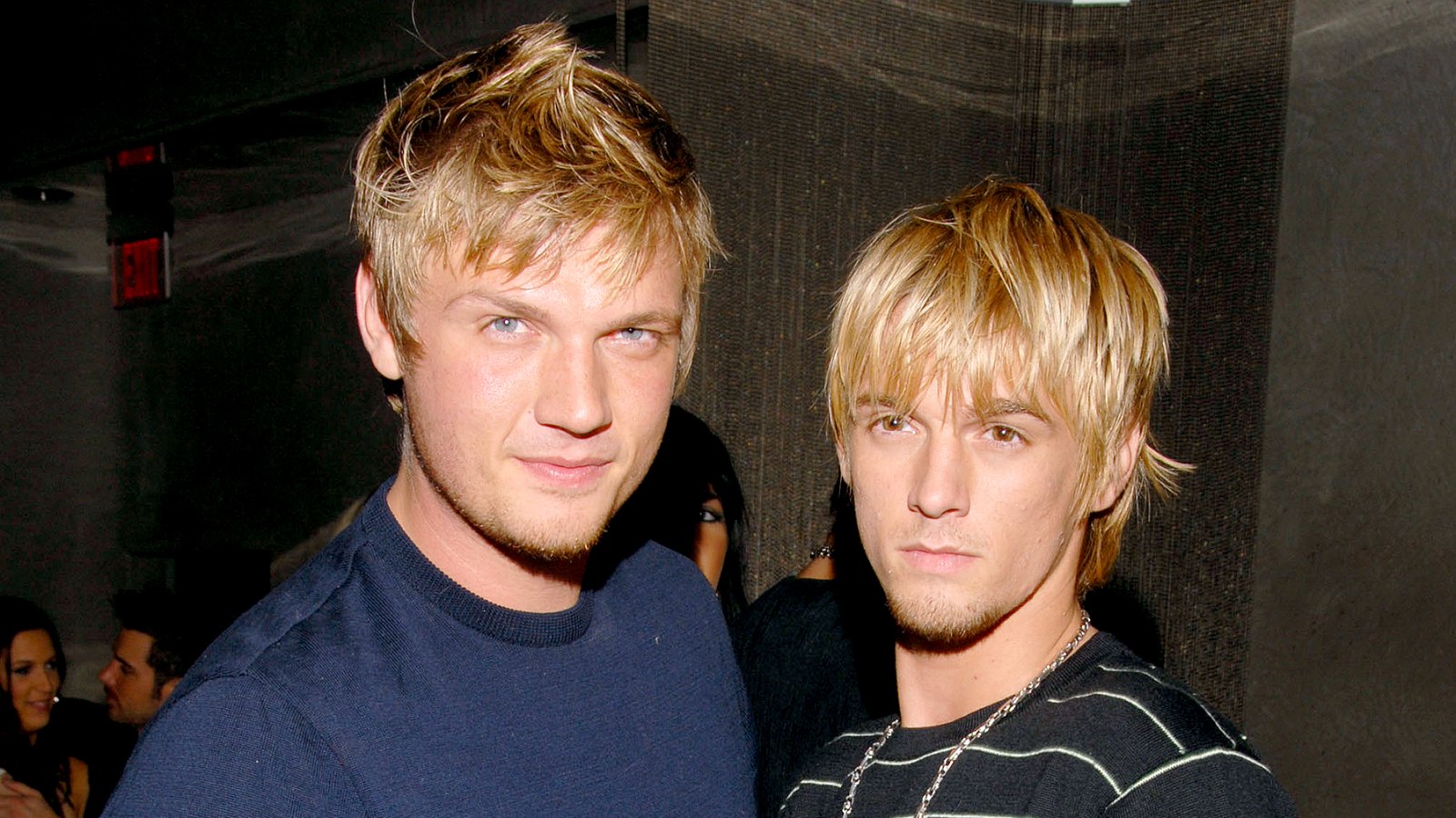 Nick Carter and Aaron Carter during Howie Dorough's Birthday Party at LAX in Hollywood, California, in 2006.