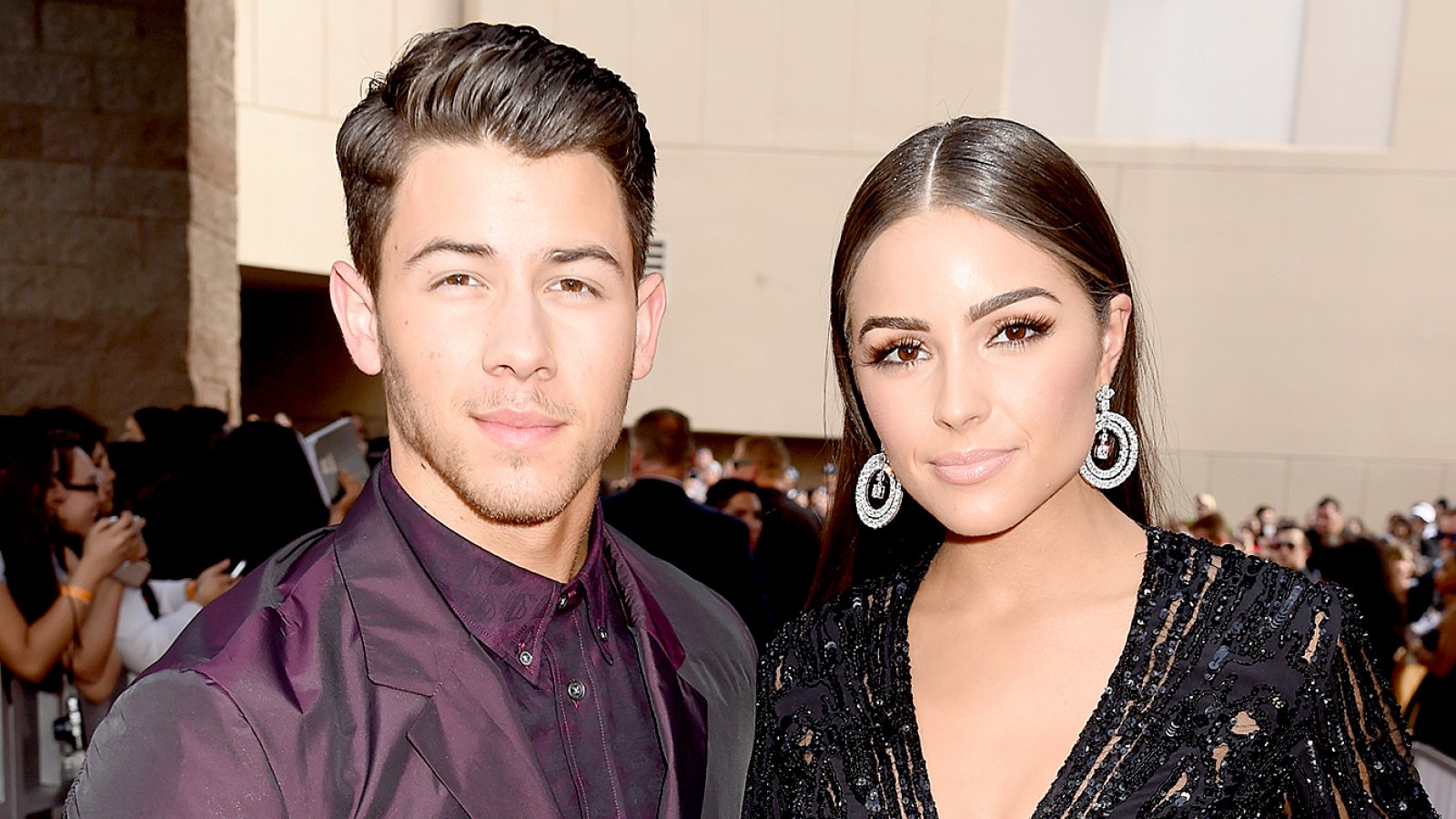 Nick Jonas and Olivia Culpo attend the 2015 Billboard Music Awards.