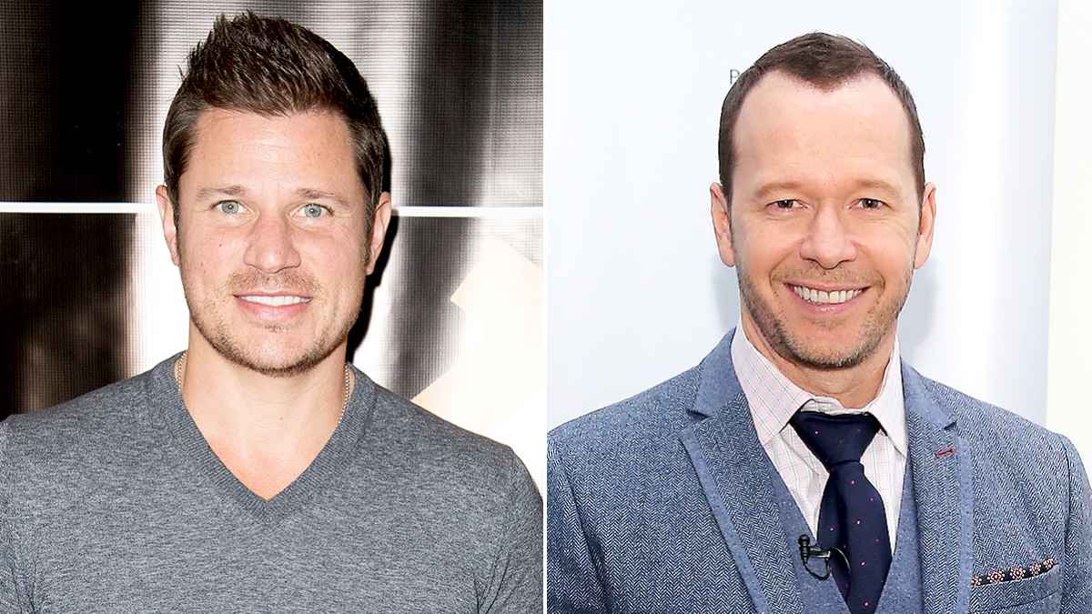 Nick Lachey and Donnie Wahlberg