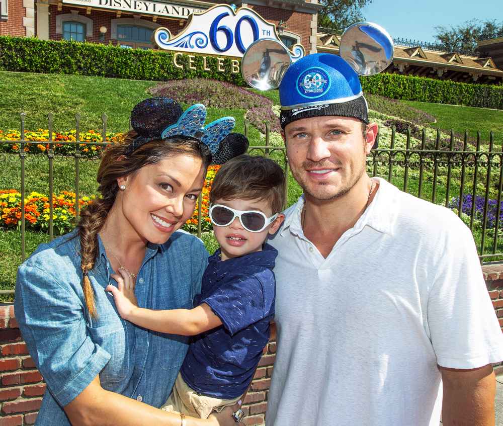 Vanessa and Nick Lachey with Camden