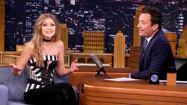 Gigi Hadid and Jimmy Fallon