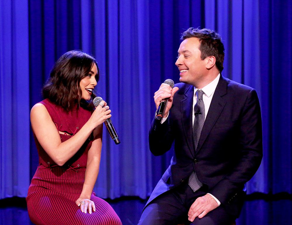 Vanessa Hudgens and Jimmy Fallon