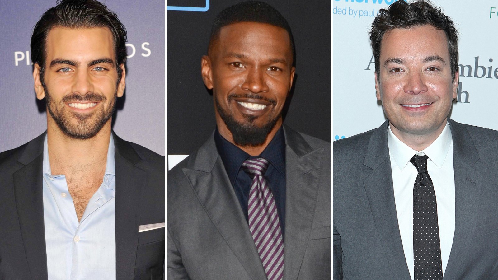 Nyle DiMarco, Jamie Foxx and Jimmy Fallon