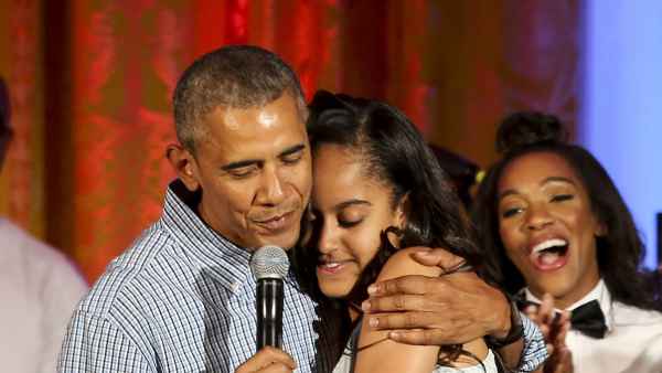 President Obama serenaded his daughter Malia during his July 4th celebrations