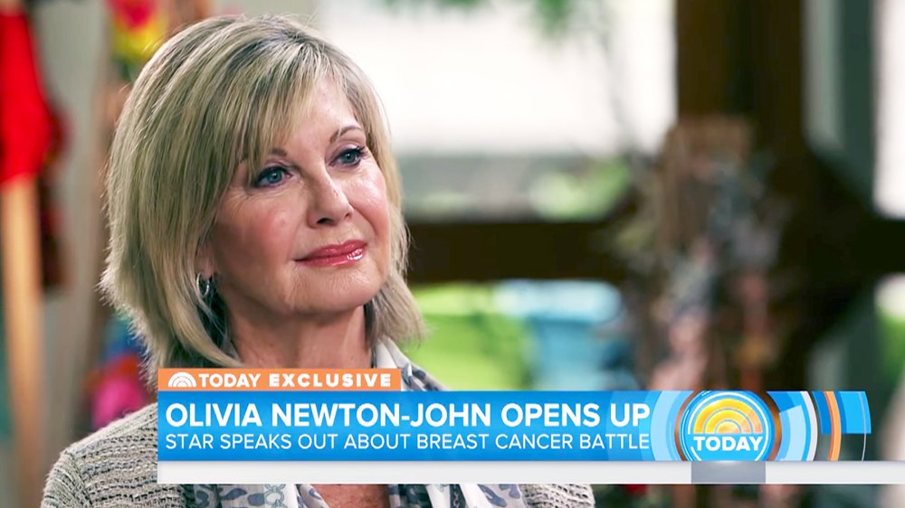 Olivia Newton-John breast cancer The Today Show