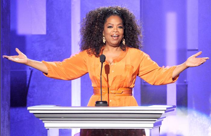Oprah Winfrey speaks onstage during the 45th NAACP Image Awards presented by TV One at Pasadena Civic Auditorium on February 22, 2014 in Pasadena, California.