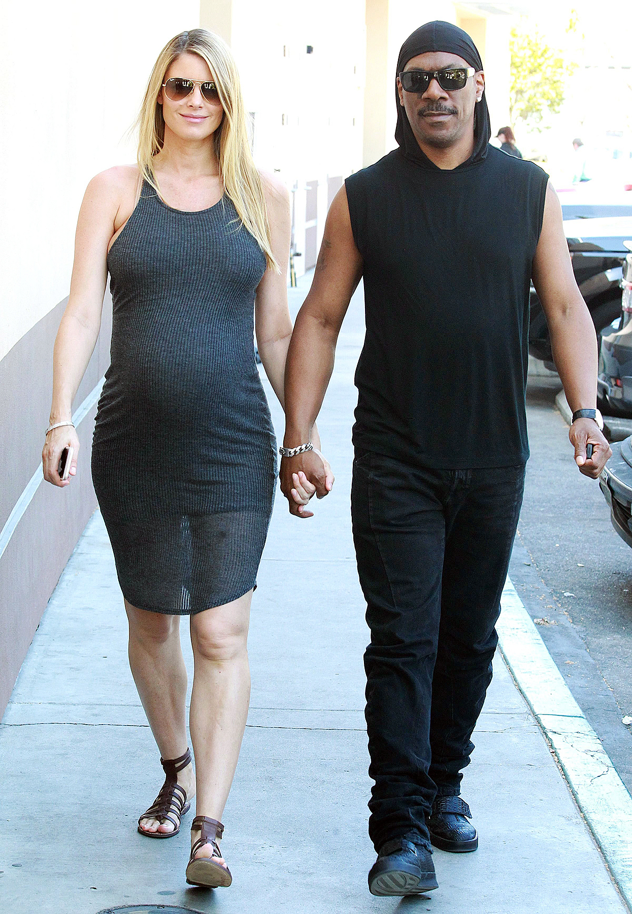 Paige Butcher and Eddie Murphy