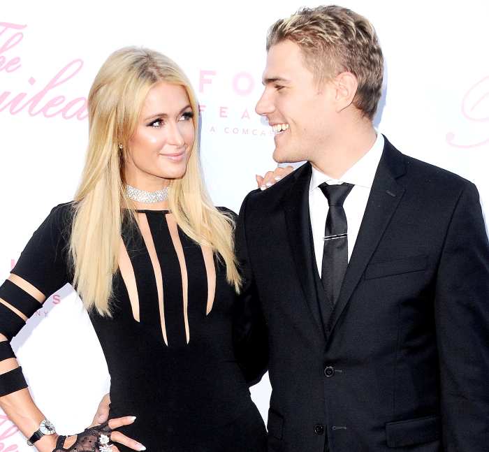 Paris Hilton and Chris Zylka attend the US Premiere of The Beguiled, at Directors Guild of America in Los Angeles, California, June 12, 2017.