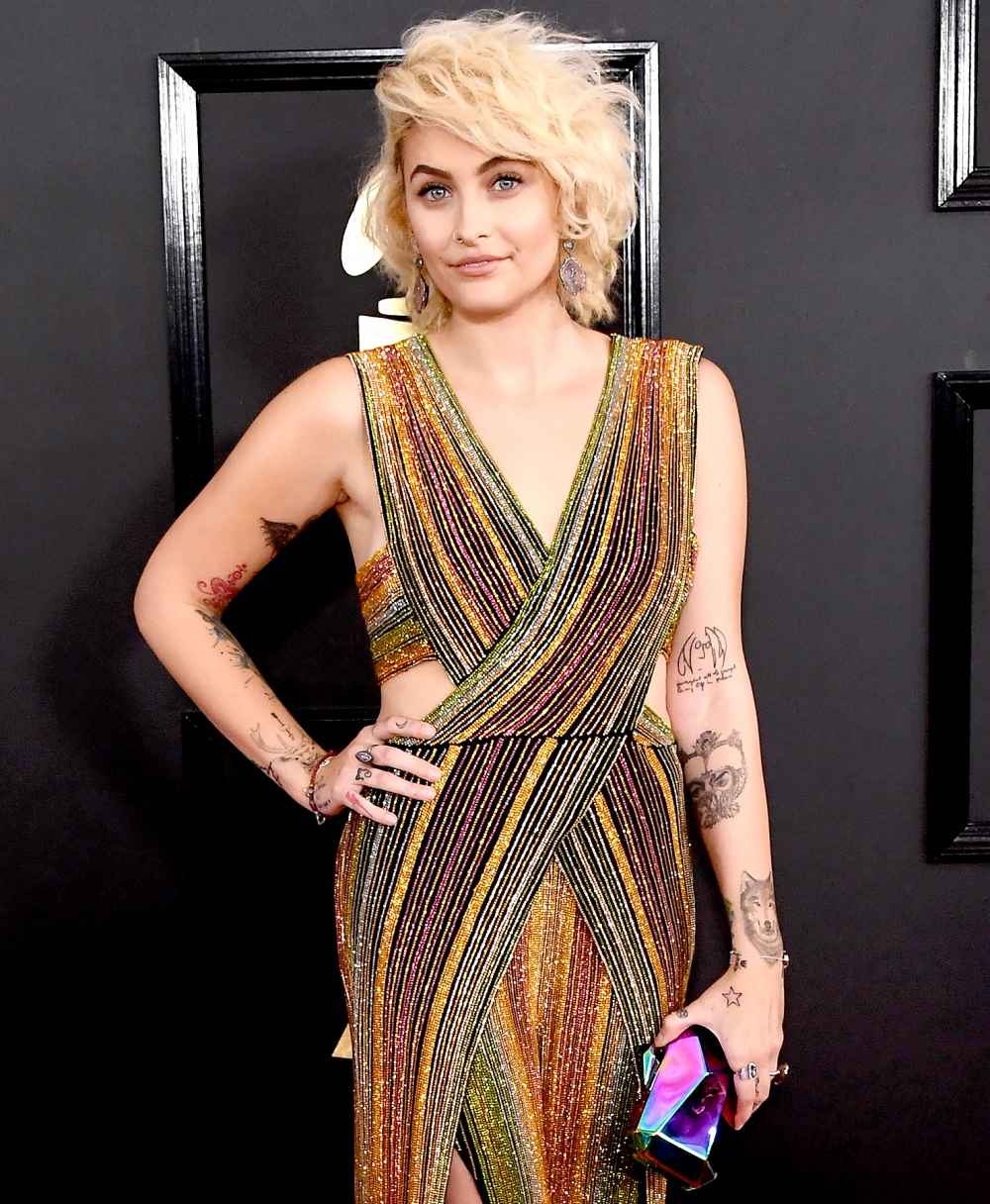 Paris Jackson attends The 59th GRAMMY Awards at STAPLES Center on February 12, 2017 in Los Angeles, California.