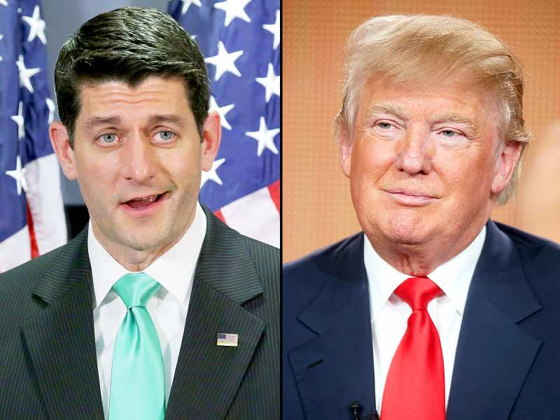 Paul Ryan and Donald Trump