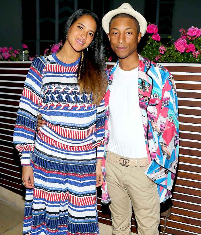 Helen Lasichanh and Pharrell Williams celebrates the launch of 'No.5 L'eau' on September 22, 2016.