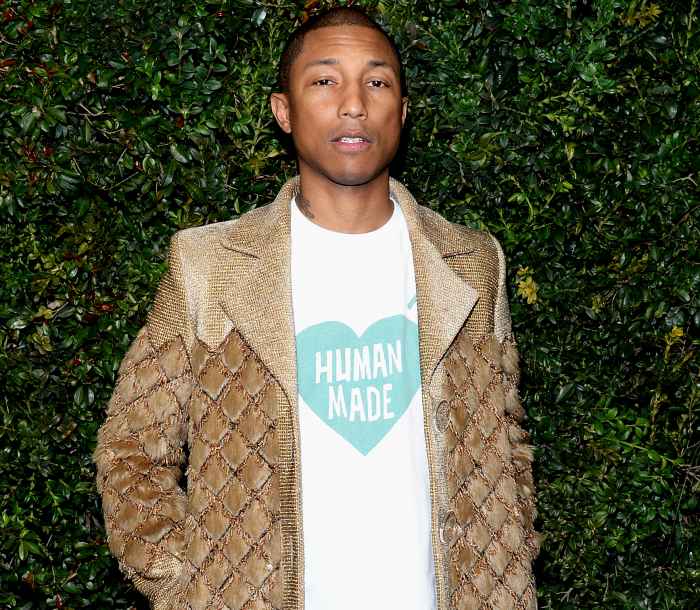 CHANEL Ambassador Pharrell Williams, wearing CHANEL, attends the Charles Finch and CHANEL Pre-Oscar Awards Dinner at Madeo Restaurant on February 25, 2017 in Beverly Hills, California.