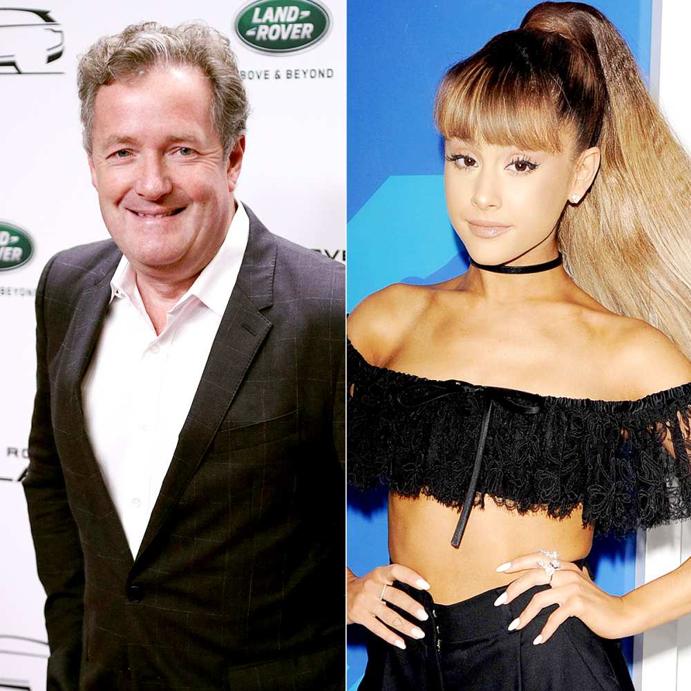 Piers Morgan and Ariana Grande