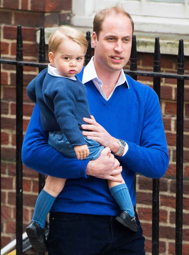 Prince George Prince William grumpy