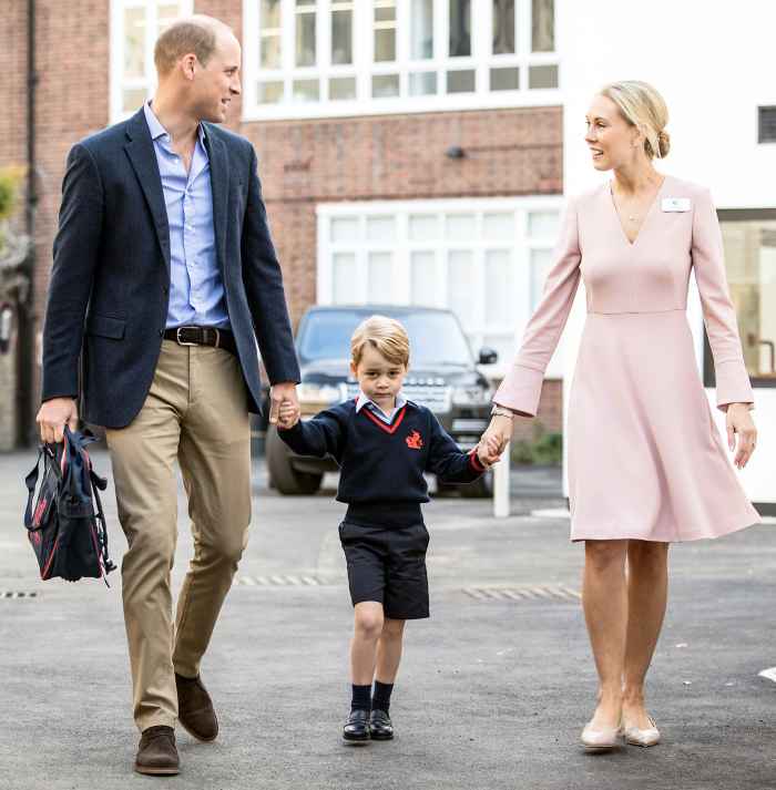 Prince William Prince George first day of school