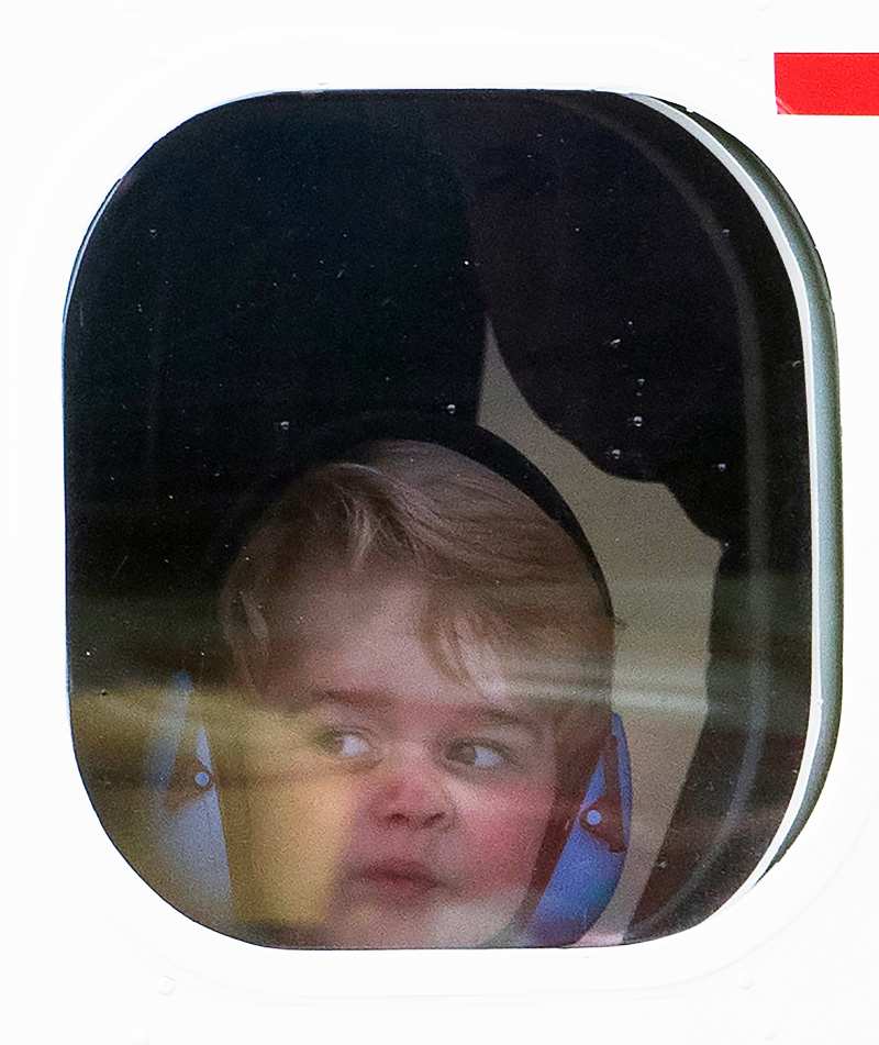 Prince George airplane grumpy