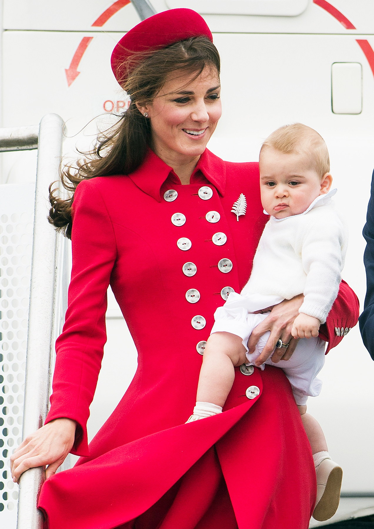 Prince George Kate Middleton grumpy