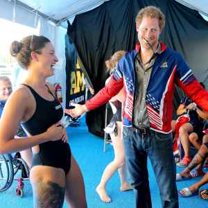Prince Harry and stunning Team USA Sergeant Elizabeth Marks
