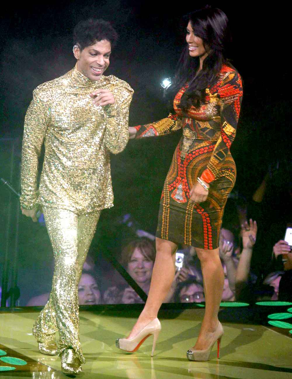 Prince and Kim Kardashian in 2011.