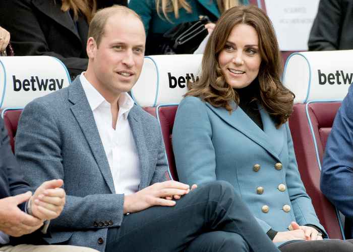 Catherine, Duchess of Cambridge and Prince William Duke of Cambridge attend the Coach Core graduation ceremony for more than 150 Coach Core apprentices at The London Stadium on October 18, 2017 in London, England.