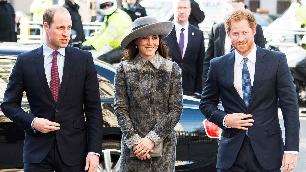 Prince William, Kate Middleton and Prince Harry