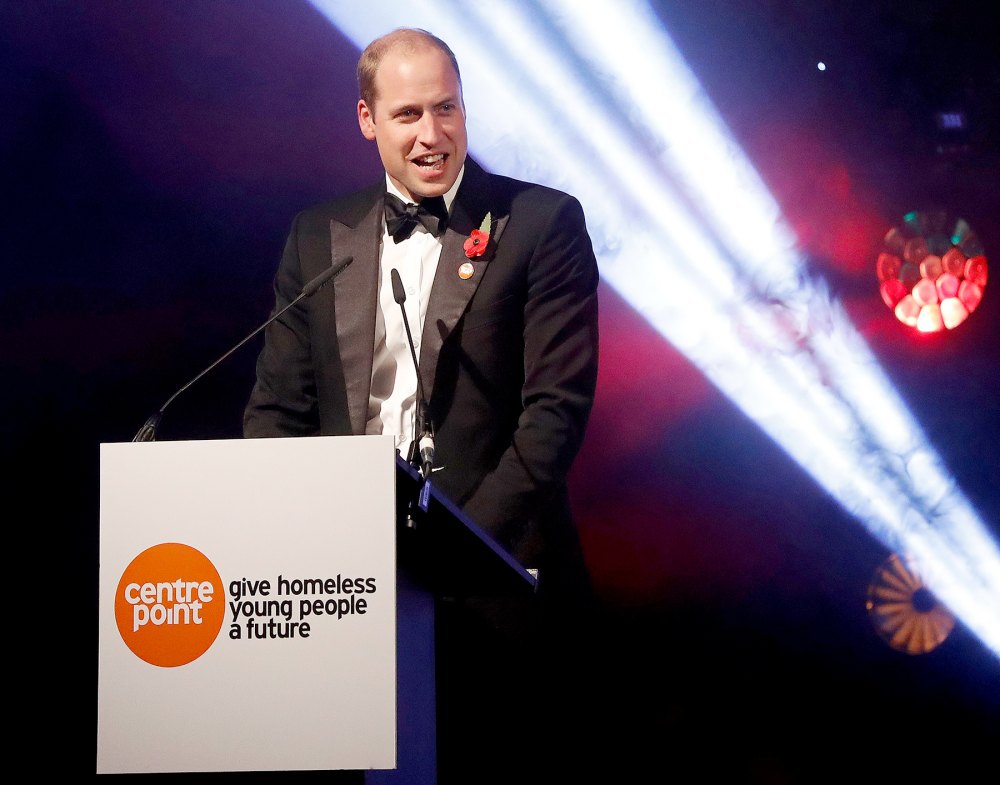 Britain's Prince William, Duke of Cambridge, gives a speech at Centrepoint at the Palace, a fundraising event in the grounds of Kensington Palace in London on November 10, 2016 in aid of youth homeless charity Centrepoint.