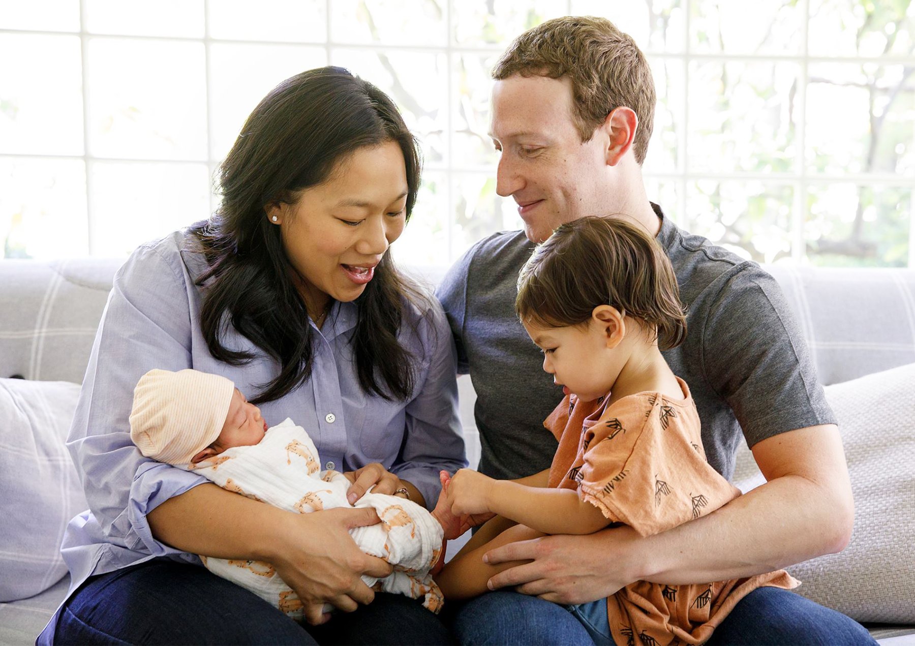 Mark Zuckerberg Wife Priscilla Chan Welcome Second Baby Girl