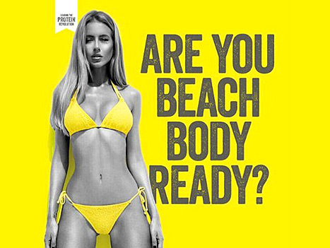 Protein World - Beach Body Ad