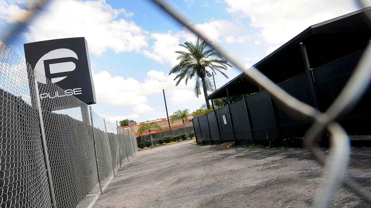 A view of the Pulse nightclub main entrance on June 21, 2016 in Orlando, Florida.