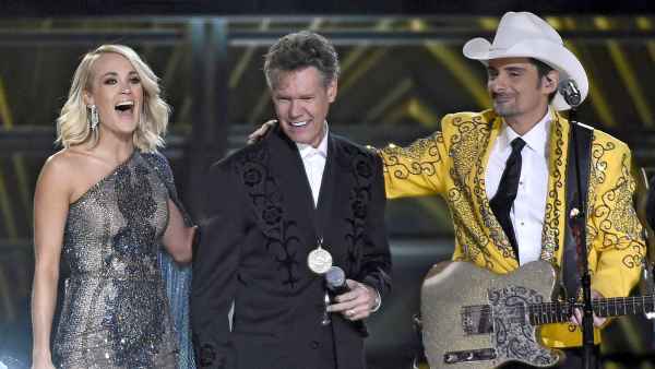 Randy Travis and Carrie Underwood and Brad Paisley