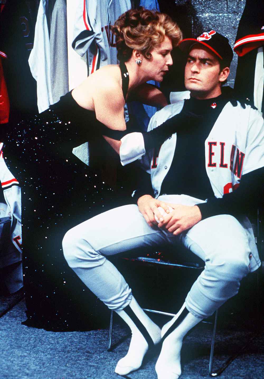 Margaret Whitton and Charlie Sheen