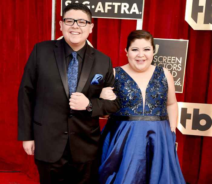 Rico Rodriguez and Raini Rodriguez attend the 23rd Annual Screen Actors Guild Awards.