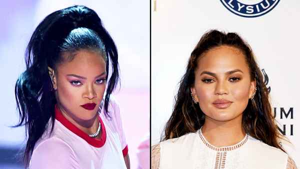 Rihanna and Chrissy Teigen