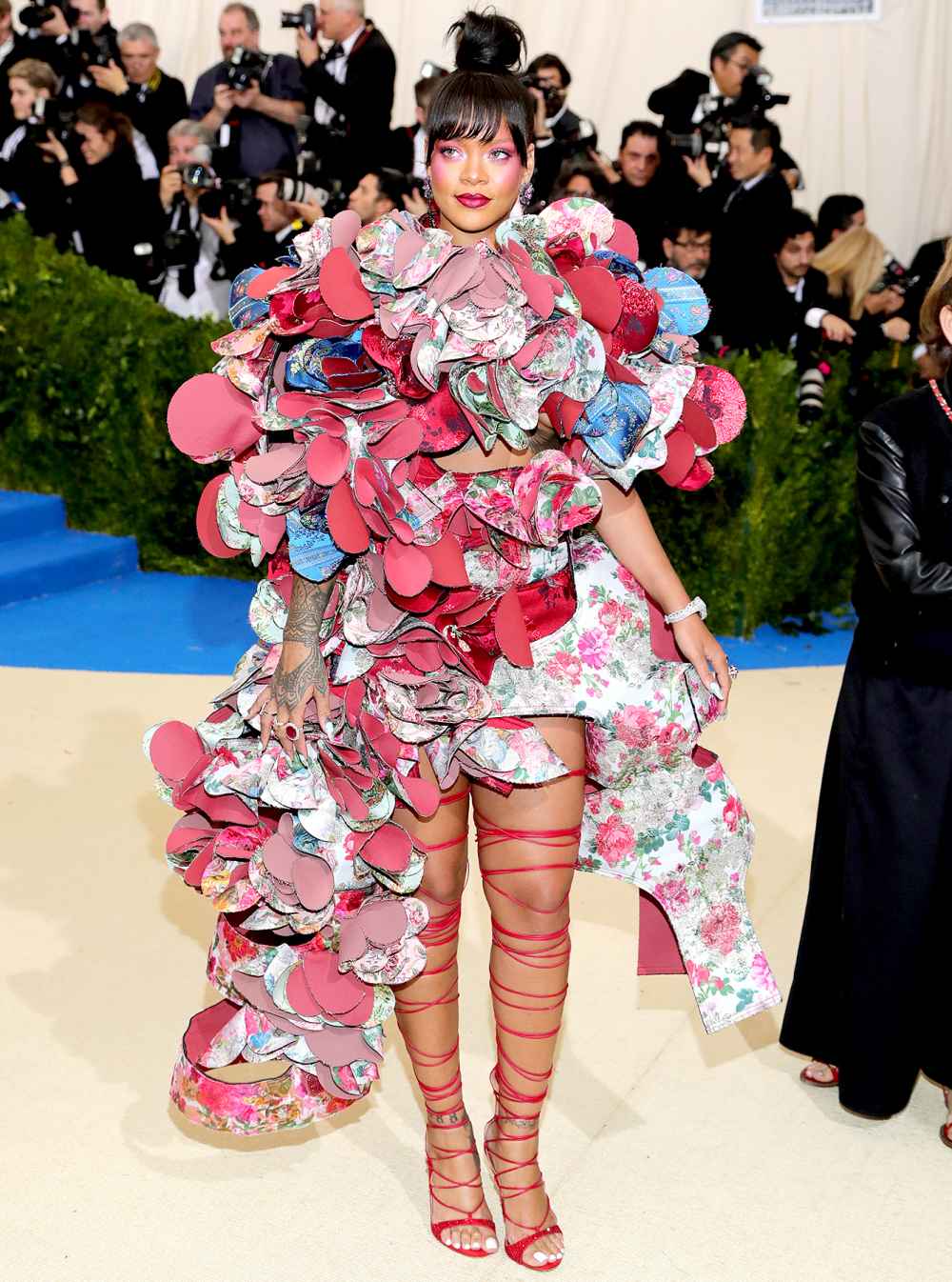 Rihanna attends the "Rei Kawakubo/Comme des Garcons: Art Of The In-Between" Costume Institute Gala at Metropolitan Museum of Art on May 1, 2017 in New York City.
