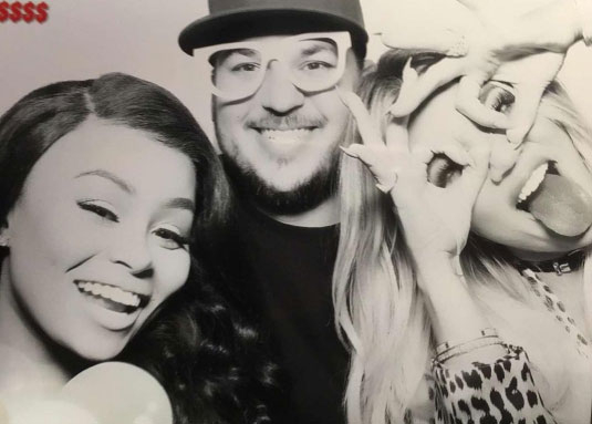 Blac Chyna poses with future mom-in-law at Khloe Kardashian's birthday party